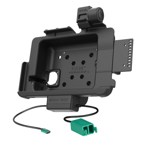 GDS Power più Dual USB Dock con Latch per Tablet Zebra ET4x 10" Ram Mounts RAM-GDS-DOCKNLL-ZE21PD2U - immagine 2