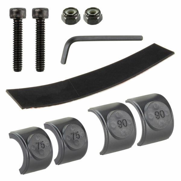 RAM Hardware & Pacchetto Distanziatori per Base Rotaia Media Torque Ram Mounts RAM-HAR-408-75-1U
