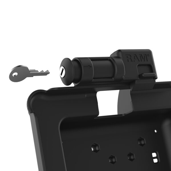 Alimentazione con chiave GDS più USB-A e dock RJ45 per Zebra ET5x 10.1" Ram Mounts RAM-HOL-ZE11PDKL-RJ45AU - immagine 3