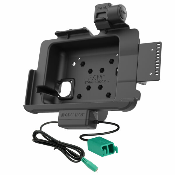 RAM Tough-Dock Power più Dual USB con Latch per Tablet Zebra ET4x 10" Ram Mounts RAM-HOL-ZE21PD2NLLU - immagine 2