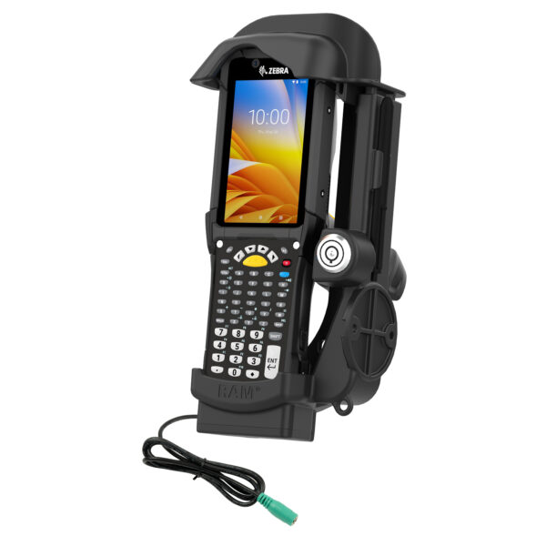 Dock alimentato con bloccaggio RAM per Zebra MC9400 e MC9300 Ram Mounts RAM-HOL-ZE32PLU