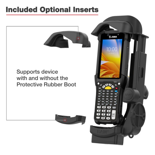 Supporto a molla RAM per Zebra MC9400 e MC9300 Ram Mounts RAM-HOL-ZE32U - immagine 6