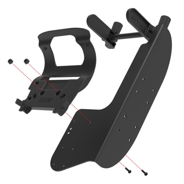 Supporto Ram Mounts RAM-PM1-ZE31U per stampante con alimentazione carta per la serie Zebra ZQ630 - immagine 2