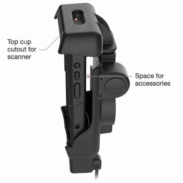 Dock Alimentato RAM più USB-A per Honeywell CT40/45/47 - Perni Riscaldati Ram Mounts RAM-HOL-HON12PDHU - immagine 6