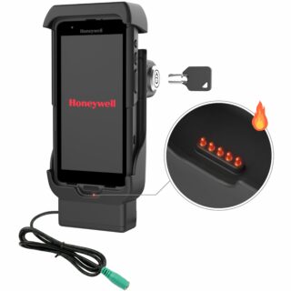 RAM Dock Elettrico con Bloccaggio per Honeywell CT40/45/47 - Perni Riscaldati Ram Mounts RAM-HOL-HON12PHLU