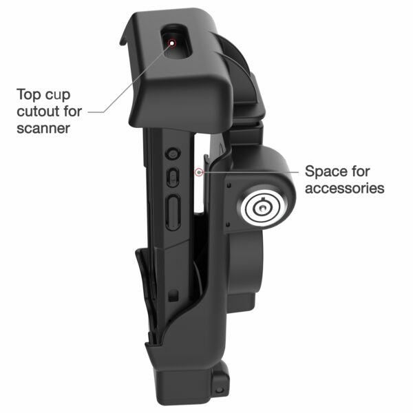 RAM Dock Elettrico con Bloccaggio per Honeywell CT40/45/47 - Perni Riscaldati Ram Mounts RAM-HOL-HON12PHLU - immagine 6