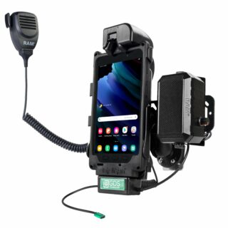 GDS Tough-Dock Pacchetto Universale Veicolo PTT per Samsung Tab Active3 Ram Mounts RAM-GDS-101B2-SAM62-PTT1U