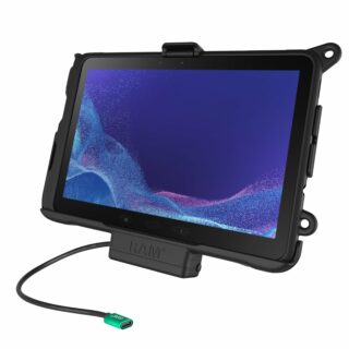 Dock alimentato Ram Mounts RAM-HOL-SAM52CPU per Samsung Tab Active4 Pro e Tab Active Pro
