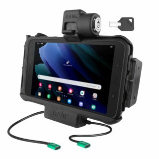 Dock modulare USB-C con blocco RAM più dati USB-C per Samsung Tab Active5 e 3 Ram Mounts RAM-HOL-SAM58CPKLN-CU