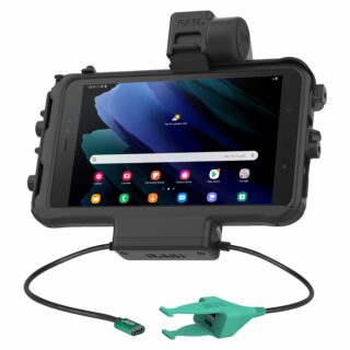 Dock USB-C a basso profilo RAM più dati USB-C e USB-A per Tab Active5 e 3 Ram Mounts RAM-HOL-SAM58CPT-CAU
