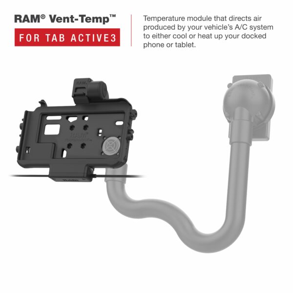Dock USB-C a basso profilo RAM più dati USB-C e USB-A per Tab Active5 e 3 Ram Mounts RAM-HOL-SAM58CPT-CAU - immagine 5