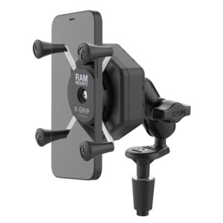 RAM X-Grip Supporto per telefono con Vibe-Safe e base per stelo a forcella - Corto Ram Mounts RAM-B-176-A-UN7-462