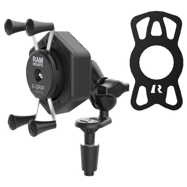 RAM X-Grip Supporto per telefono con Vibe-Safe e base per stelo a forcella - Corto Ram Mounts RAM-B-176-A-UN7-462 - immagine 2