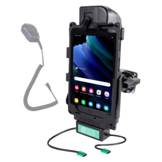 GDS Tough-Dock Klein VALOR PTT Pacchetto Veicolo per Samsung Tab Active3 Ram Mounts RAM-GDS-101B2-SAM62C-C-V7CU