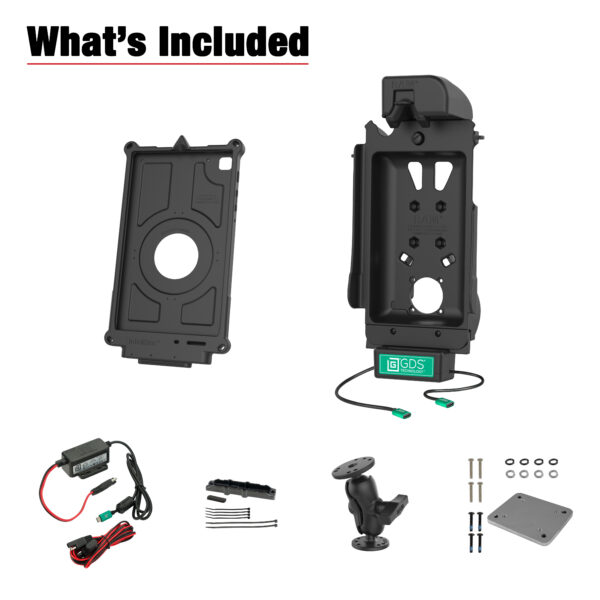 GDS Tough-Dock Klein VALOR PTT Pacchetto Veicoli per Tab A7 Lite 8.7 Ram Mounts RAM-GDS-101B2-SAM80C-C-V7CU - immagine 6