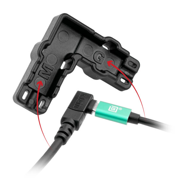 Morsetto per cavo GDS per adattatore microfonico USB Type-C Klein PTT Ram Mounts RAM-GDS-CAB-CLAMP-KL1U - immagine 3