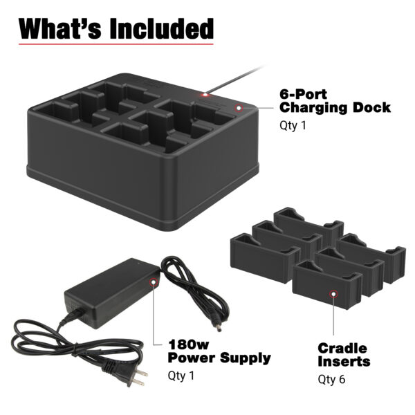 Dock alimentato GDS a 6 porte per palmari con IntelliSkin Ram Mounts RAM-GDS-DOCK-6G15P - immagine 5