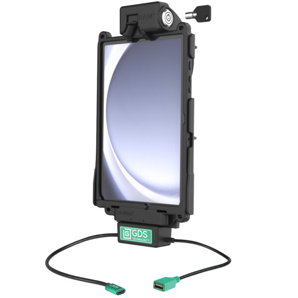 Blocco GDS Tough-Dock più USB-A singolo per Samsung Tab A9più Ram Mounts RAM-GDS-DOCKL-SAM88CDU