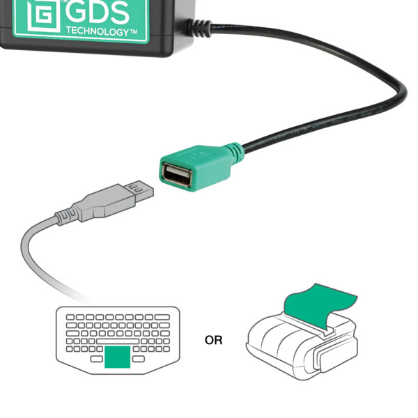 Blocco GDS Tough-Dock più USB-A singolo per Samsung Tab A9più Ram Mounts RAM-GDS-DOCKL-SAM88CDU - immagine 5