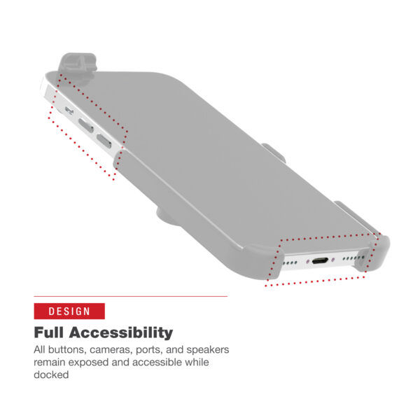 RAM Form-Fit Holder for Apple iPhone 15 Pro Ram Mounts RAM-HOL-AP38-1U - immagine 7