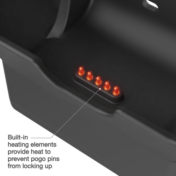 RAM Dock Alimentato con Blocco più USB-A per Honeywell CT40/45/47 - Perni Riscaldati Ram Mounts RAM-HOL-HON12PDHLU - immagine 4