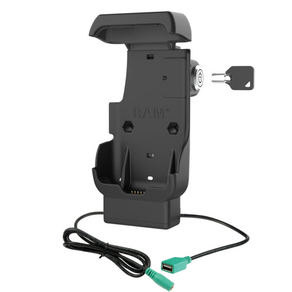RAM Dock Alimentato con Blocco più USB-A per Honeywell CT40/45/47 Ram Mounts RAM-HOL-HON12PDLU - immagine 2