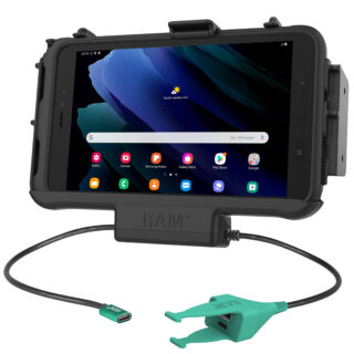 Dock modulare USB-C RAM più dati USB-C e USB-A per Samsung Tab Active5 e 3 Ram Mounts RAM-HOL-SAM60CPN-CAU