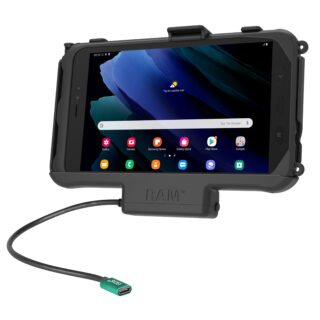 Dock Ram Mounts RAM-HOL-SAM60CPU per Samsung Galaxy Tab Active2, Active3 e TAB Active5 con cavo type C