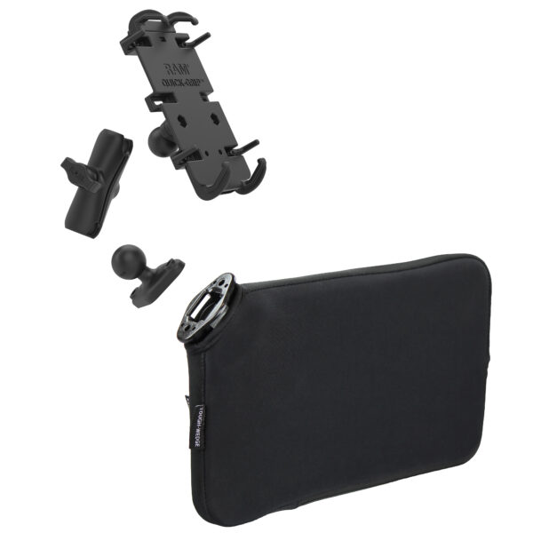 Supporto per telefono con schermo oltre 6" con base a cuneo robusto Ram Mounts RAM-B-407-PD4U - immagine 2