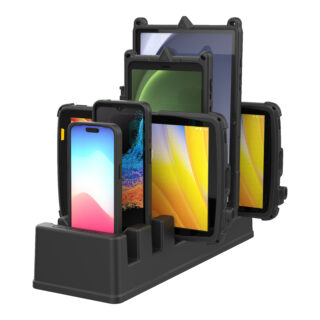 Alimentazione GDS a 6 porte più Dock RJ45 singolo per tablet con IntelliSkin Ram Mounts RAM-GDS-DOCK-6G16-SW1