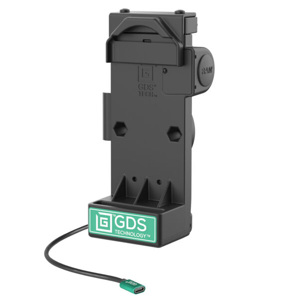 GDS Uni-Conn Dock alimentato a molla non bloccante Ram Mounts RAM-GDS-DOCK-V12-U1CPU