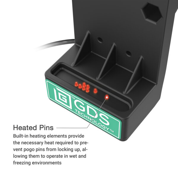 GDS Uni-Conn Dock Alimentato a Molla con Bloccaggio - Perni Riscaldati Ram Mounts RAM-GDS-DOCKL-V12-U1CPHU - immagine 3