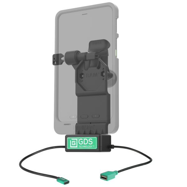 GDS Uni-Conn Sinistra Alimentazione di Blocco più Dock USB-A Singolo Ram Mounts RAM-GDS-DOCKLL-U1CDU - immagine 2