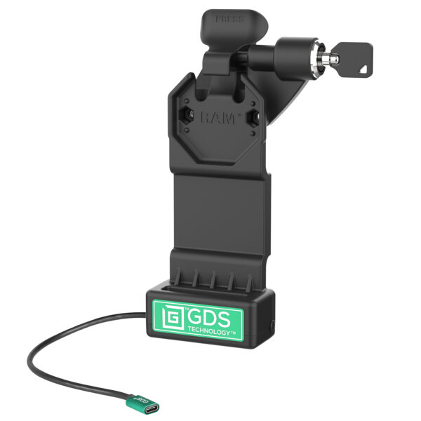 GDS Uni-Conn Dock Alimentato con Bloccaggio a Destra Ram Mounts RAM-GDS-DOCKLR-U1CPU