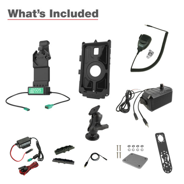 GDS Uni-Conn PTT Vehicle Bundle per Samsung Tab Active5 Ram Mounts RAM-GDS-U1-SAM90-KIT3 - immagine 3