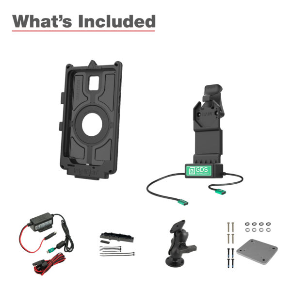 GDS Uni-Conn Klein VALOR PTT Pacchetto Veicolo per Samsung Tab Active5 Ram Mounts RAM-GDS-U1-SAM90-KIT4 - immagine 4