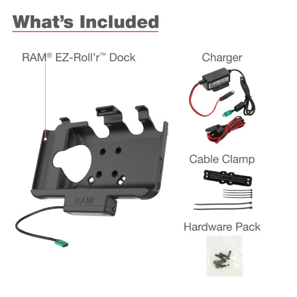 Dock alimentato USB-C RAM per Tab Active5 e 3 con caricabatterie cablato Ram Mounts RAM-HOL-SAM60CP-V7CU - immagine 5