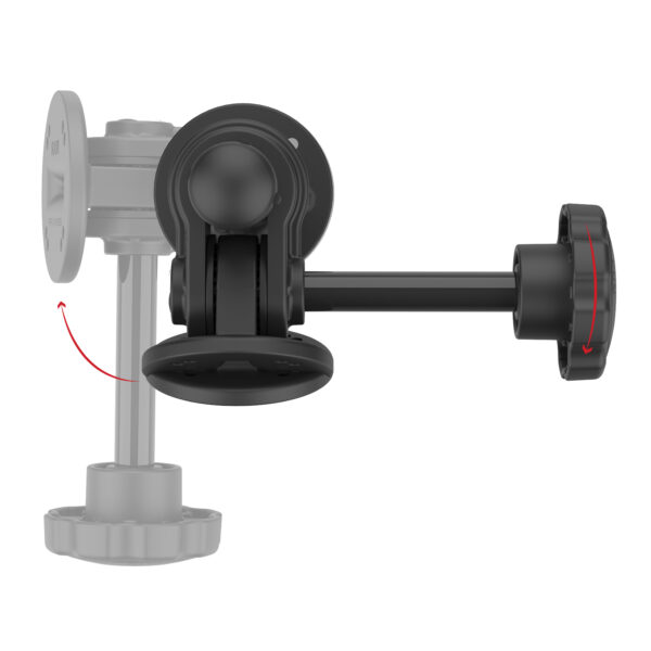 RAM Supporto girevole e inclinabile con modelli di fori AMPS a 4 fori Ram Mounts RAP-101-PV3U - immagine 3