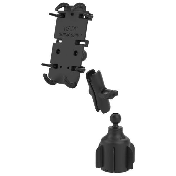 Supporto per telefonino con display oltre 6" con base porta bicchieri/lattine Ram Mounts RAP-B-299-4-PD4U - immagine 2