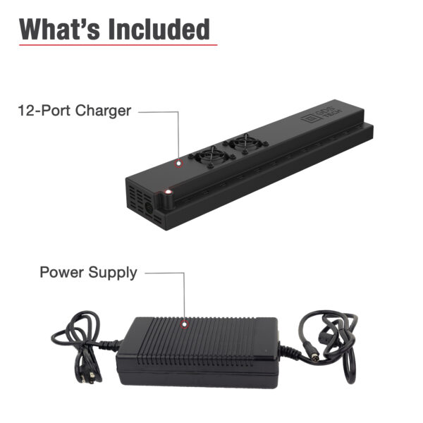 GDS Caricabatterie da parete GDS 12 porte 300W USB-C Power Delivery Ram Mounts RAM-GDS-CHARGE-USBC-12 - immagine 4