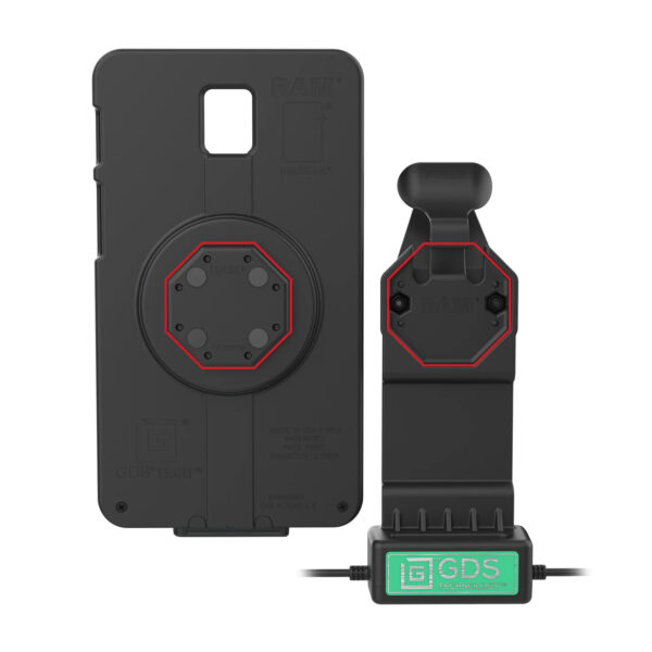 Dock alimentato GDS Uni-Conn con doppia USB-A e USB-C dati Ram Mounts RAM-GDS-DOCK-U1CP-CAU - immagine 3