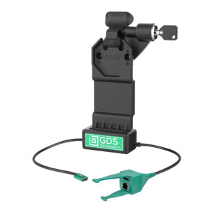 GDS Uni-Conn Dock Alimentato con Blocco Destro con USB-A e RJ45 Dati Ram Mounts RAM-GDS-DOCKLR-U1CP-RJ45AU