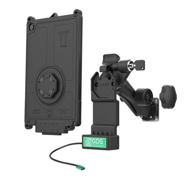GDS Uni-Conn Locking Vehicle Bundle per Samsung Tab A9 più Ram Mounts RAM-GDS-U1-SAM88-KIT2 - immagine 2