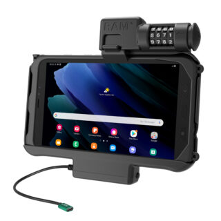 RAM Combo Locking USB-C Powered Dock per Samsung Tab Active5 e 3 Ram Mounts RAM-HOL-SAM58CPCLU