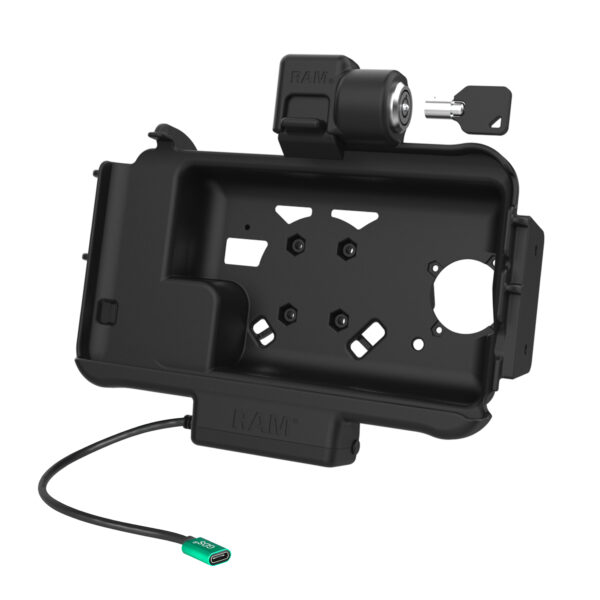 RAM Dock Modulare Alimentato USB-C con Blocco per Samsung Tab Active5 e 3 Ram Mounts RAM-HOL-SAM58CPKLNU - immagine 2