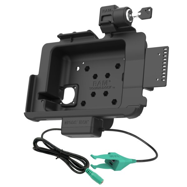 Blocco RAM Tough-Dock Power più USB-C & USB-A per Zebra ET4x 10" Tablet Ram Mounts RAM-HOL-ZE21PKL-CAU - immagine 2
