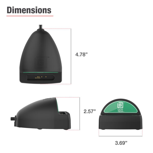Dock GDS da tavolo con Power Delivery - Tablet di grandi dimensioni Ram Mounts RAM-GDS-DOCK-D9U - immagine 3