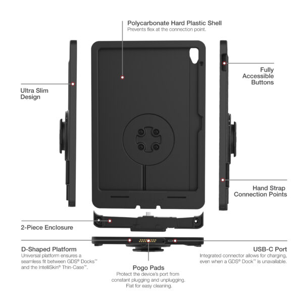 Custodia sottile IntelliSkinRM per iPad 10a generazione Ram Mounts RAM-GDS-SKIN-AP40-TCD - immagine 5