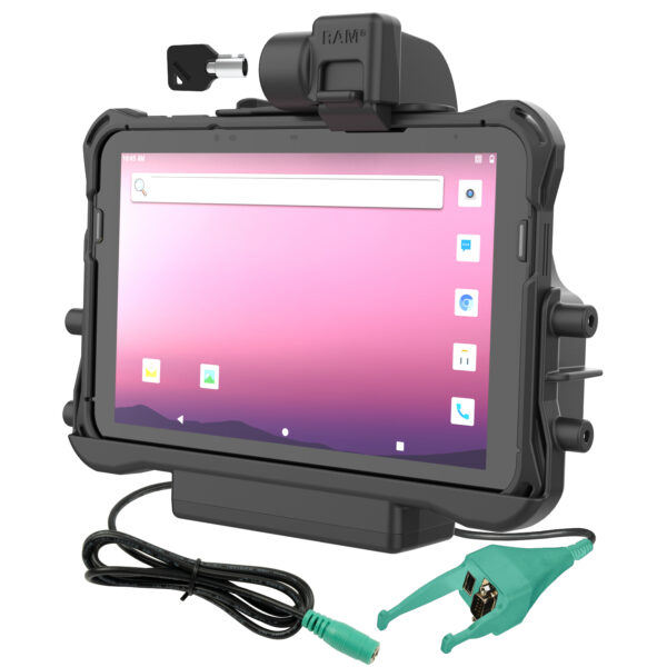 Alimentazione di bloccaggio RAM più Dock dati e DB9 per Honeywell ScanPal EDA10A Ram Mounts RAM-HOL-HON11PD2-DB9KLU