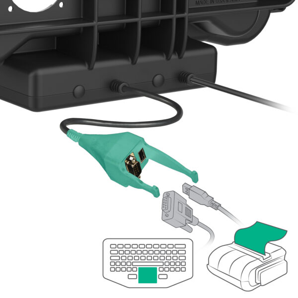 Dock RAM Power più Data & DB9 per Honeywell ScanPal EDA10A Ram Mounts RAM-HOL-HON11PD2-DB9U - immagine 5
